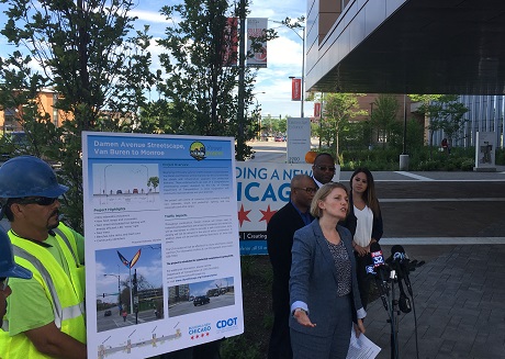 CDOT and Alderman Walter Burnett Announce Streetscape Modernization for Damen Avenue Corridor